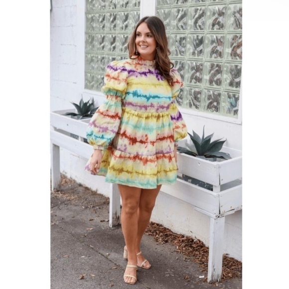 ELLIATT Smitten Dress Multi S - Picture 1 of 11